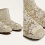 Brave Pudding Reinvents the Evening Shoe With Its Elegant, Walkable Lace Sock Style